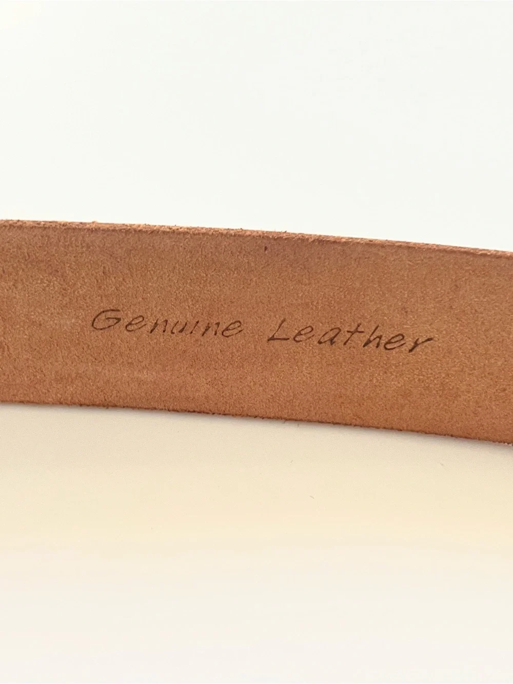 White Leather Belt with Heart Buckle